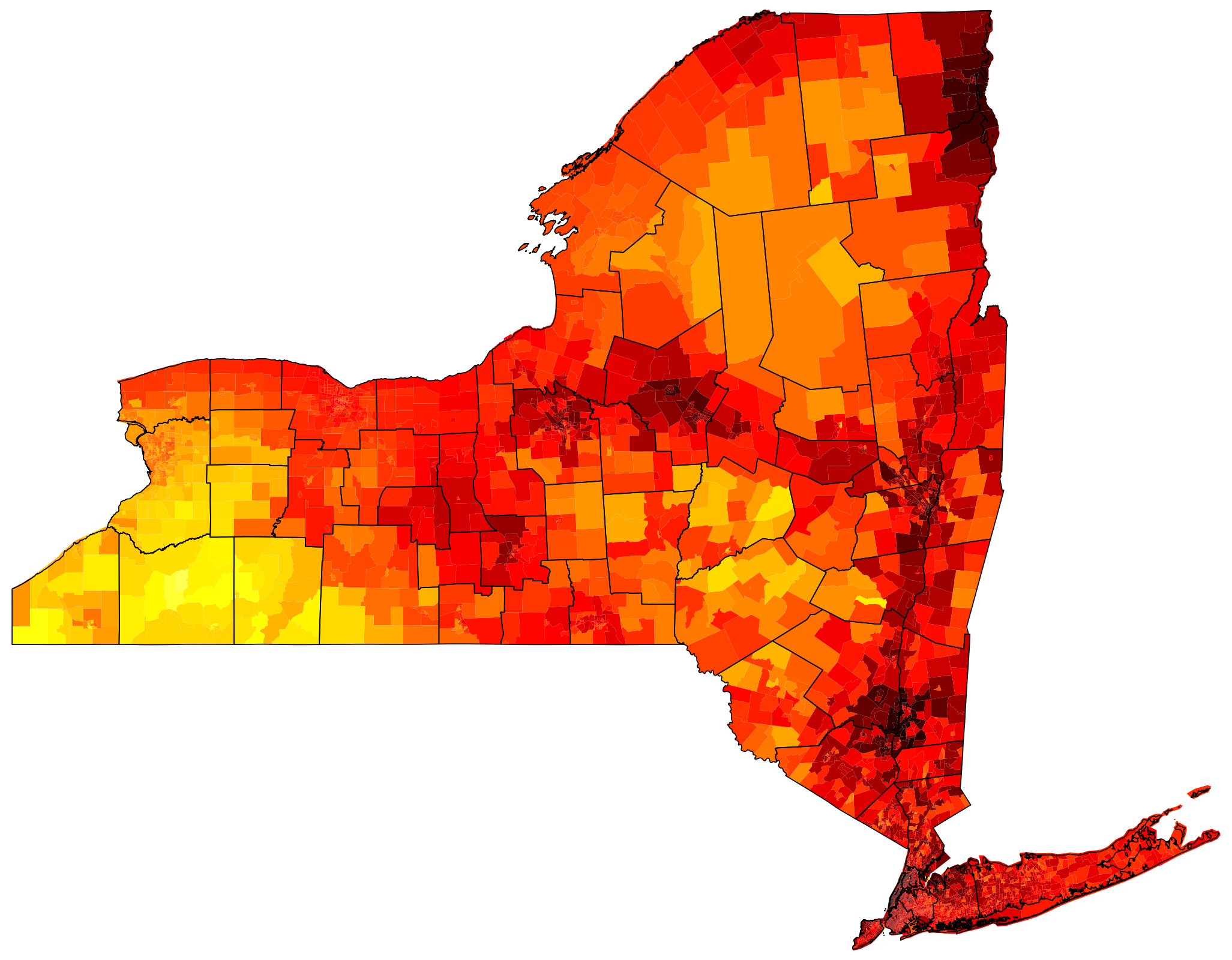 Event 5 future heat index map